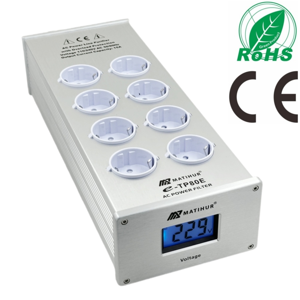 Ac Surge Protector - MATIHUR e-TP80 Hałas audio Filtr zasilania