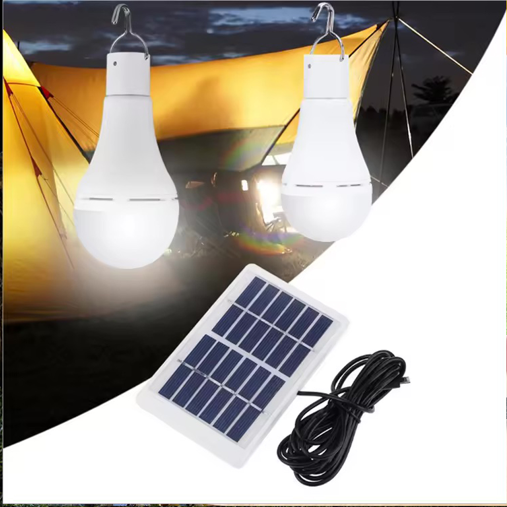 Renewable Energy House - Lampa Solarna USB Ładowana Wisząca Awaryjna