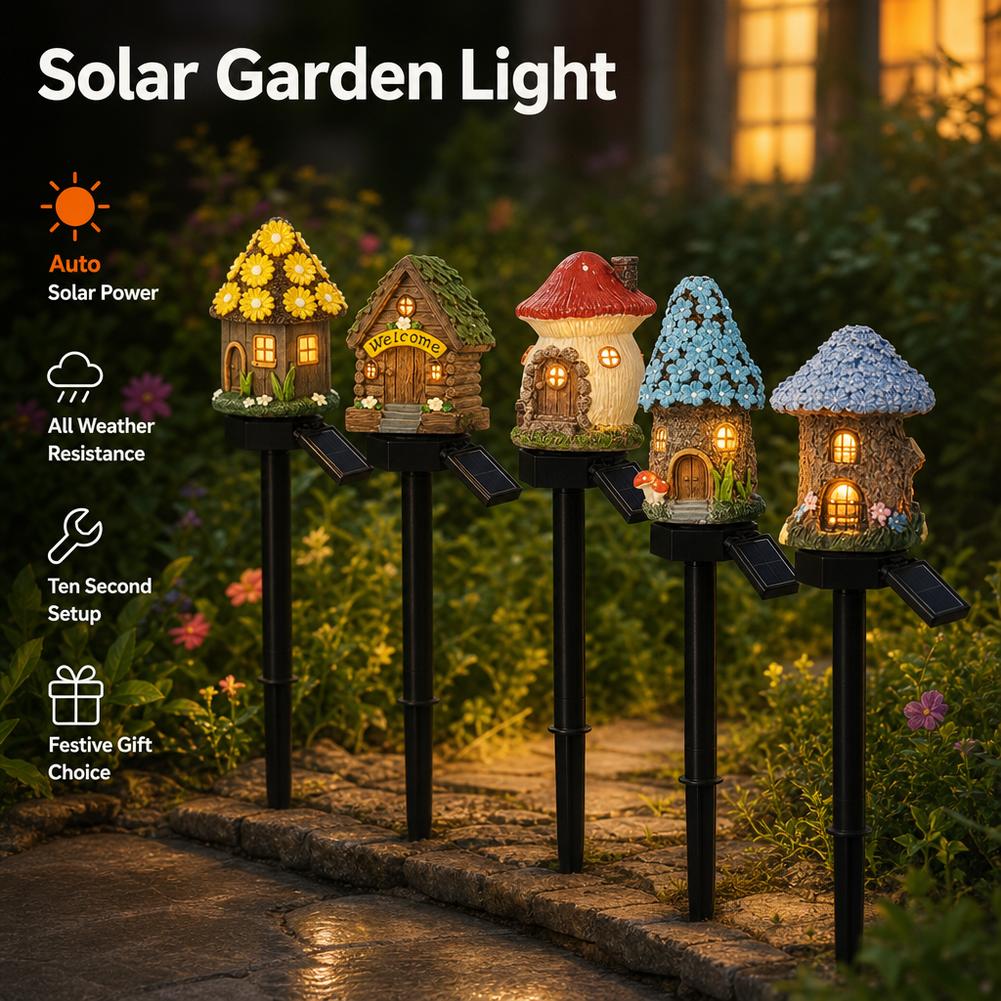 LED-owa solarna lampa trawniko – Renewable Energy House recenzja i cena