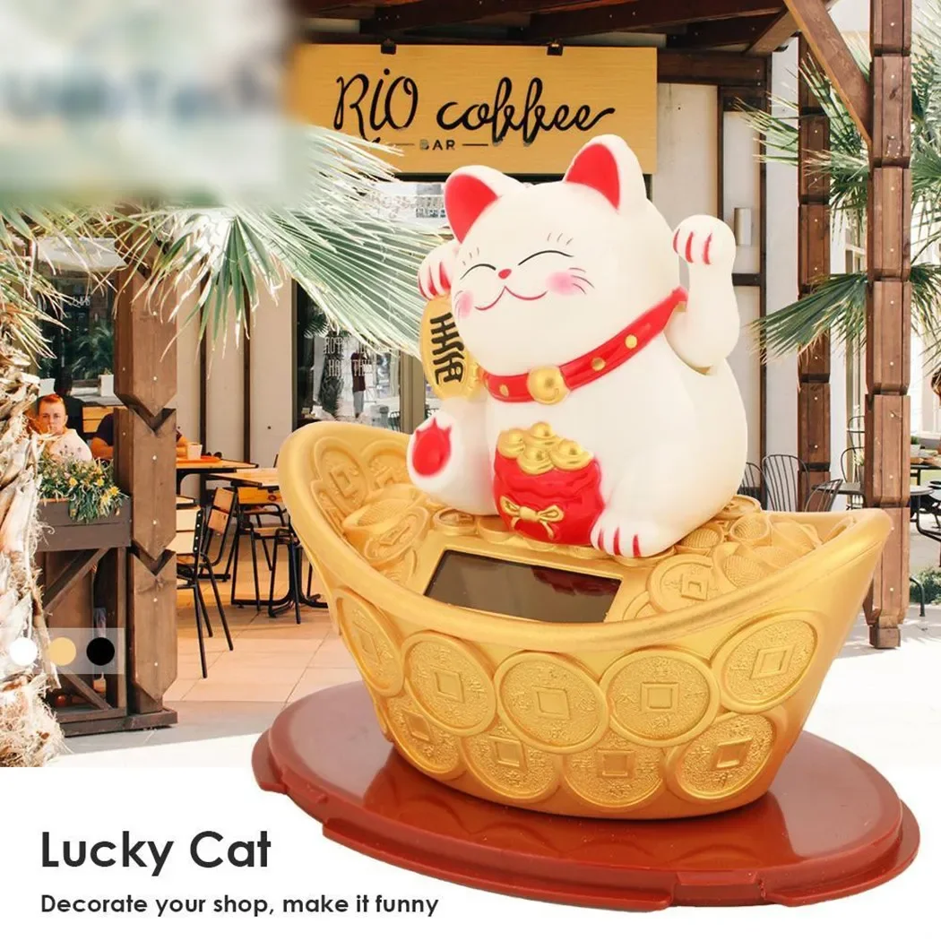 Lucky Cat Cat Wealth Cat Solar – Renewable Energy House recenzja i cena