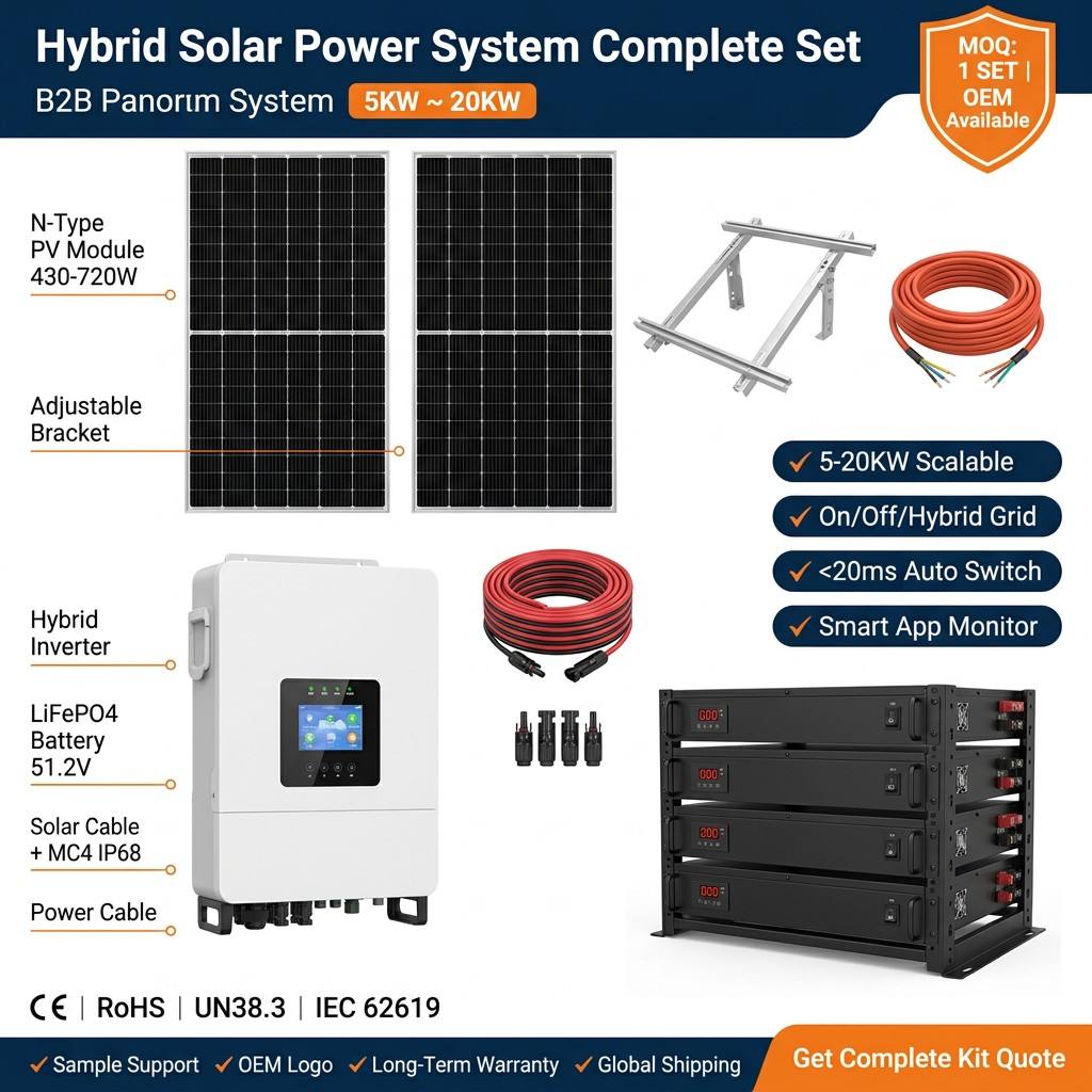 Kompletny zestaw hybrydowego s – Off Grid Solar Kit recenzja i cena